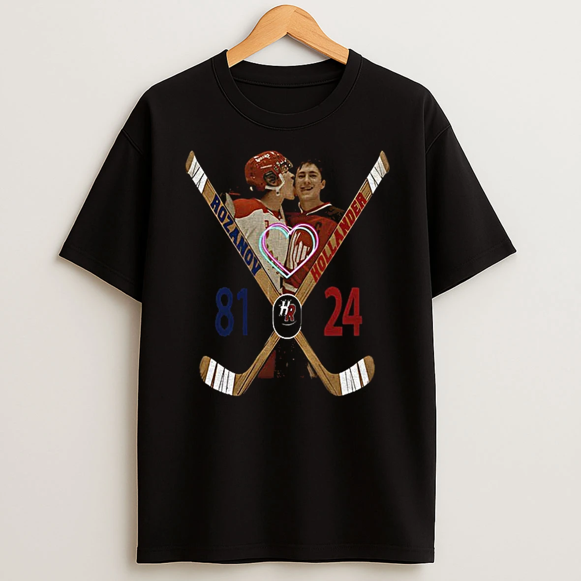 Heated Rivalry Romance Hockey Couple T Shirt