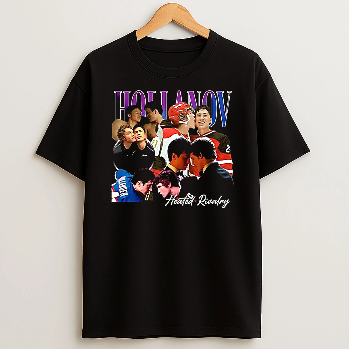 Heated Rivalry Tv Series Shane Hollander And Ilya Rozanov T Shirt