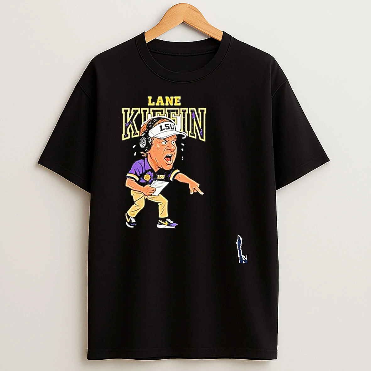 Heaux Lane Kiffin Cartoon Lsu Tigers Football T Shirt