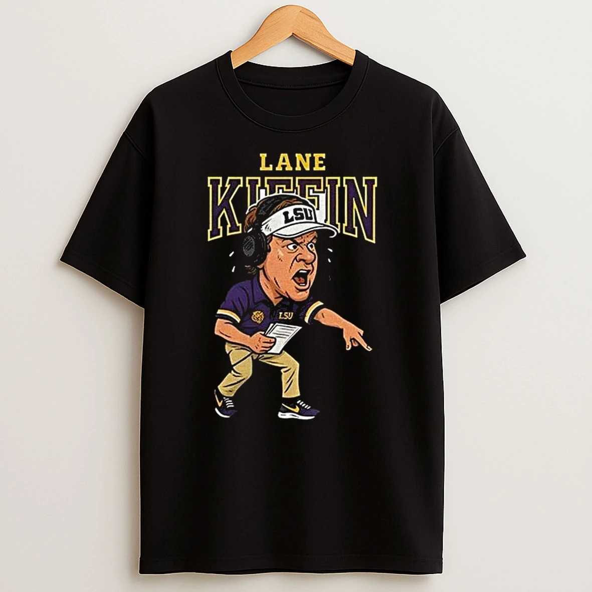 Heaux Lane Kiffin Lsu Tigers Football Cartoon 2025 T Shirt