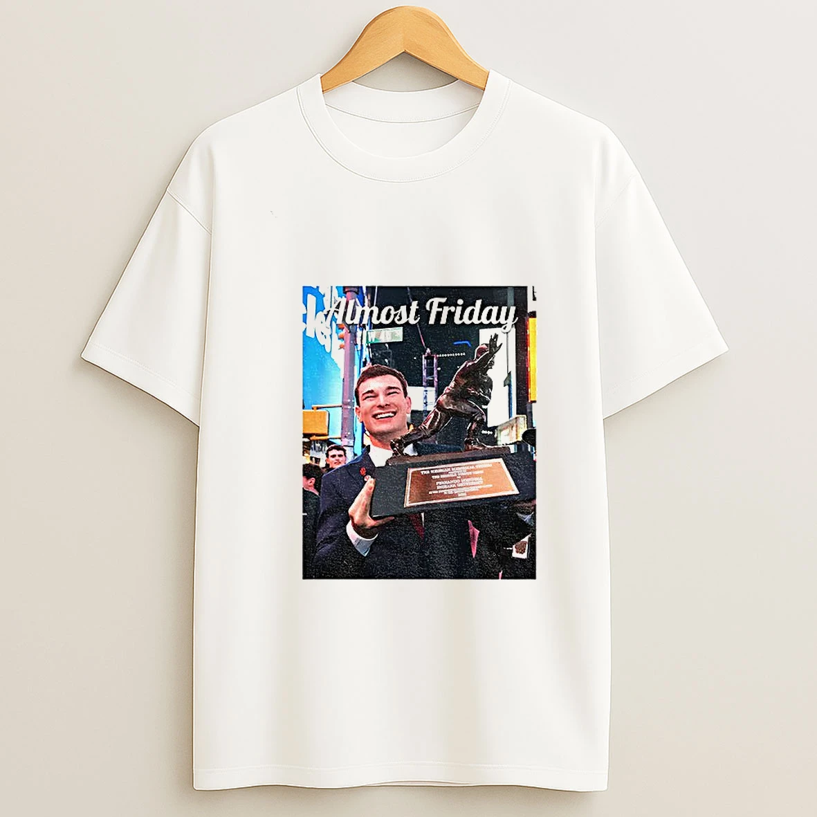 Heismendoza Fernando Mendoza Heisman Trophy Almost Friday T Shirt