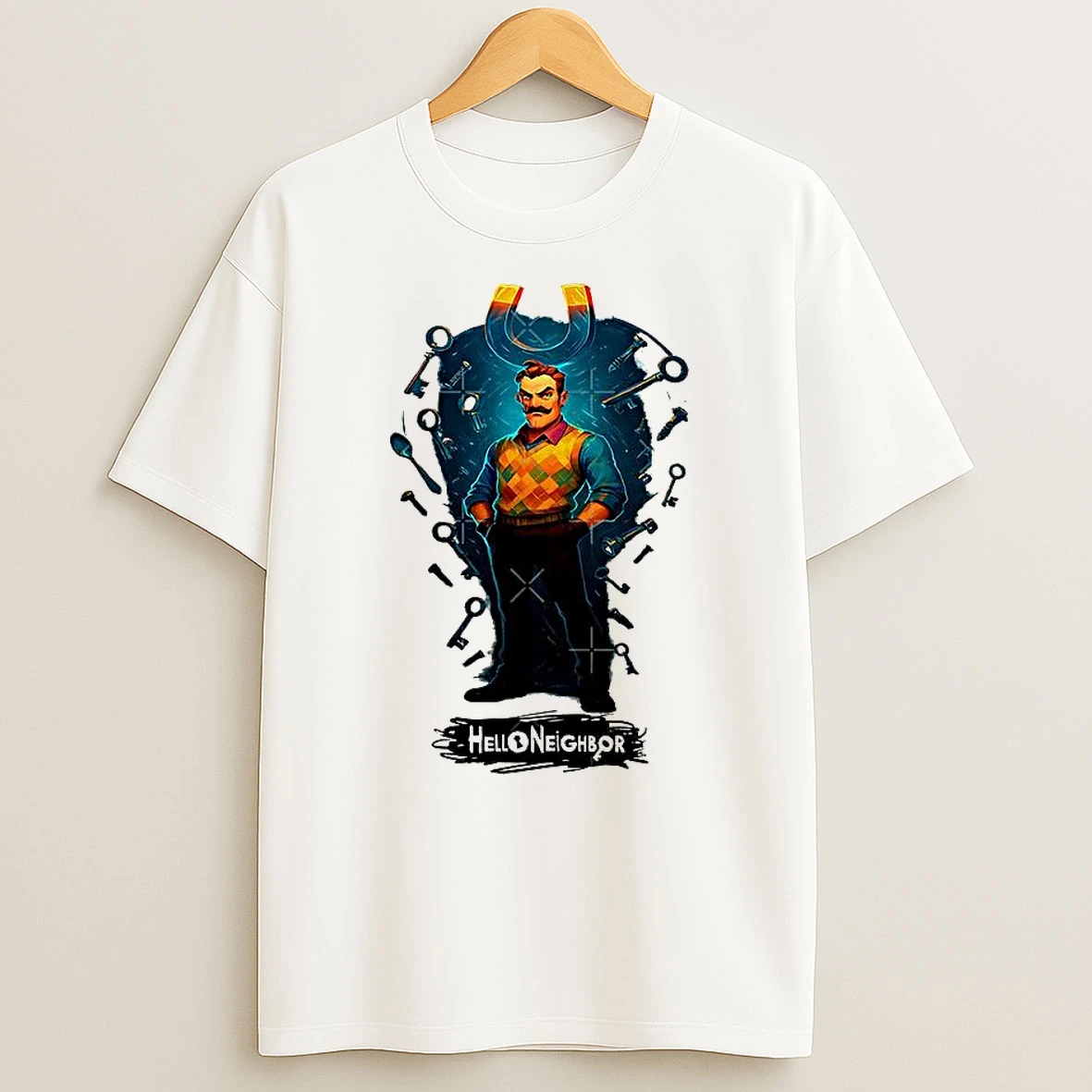 Hello Neighbor Magnet Mind T Shirt