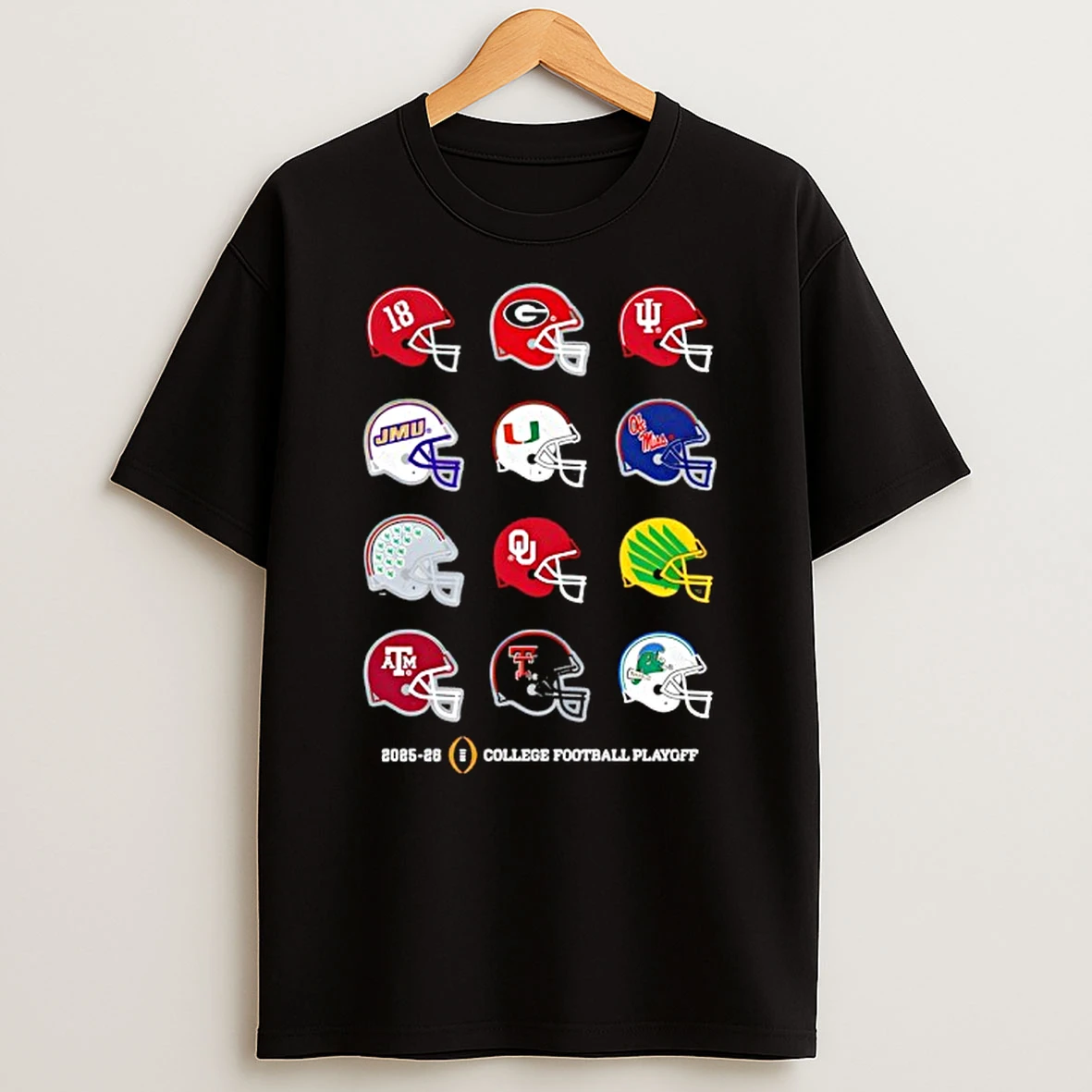 Helmet College Football Playoff 2025 26 T Shirt