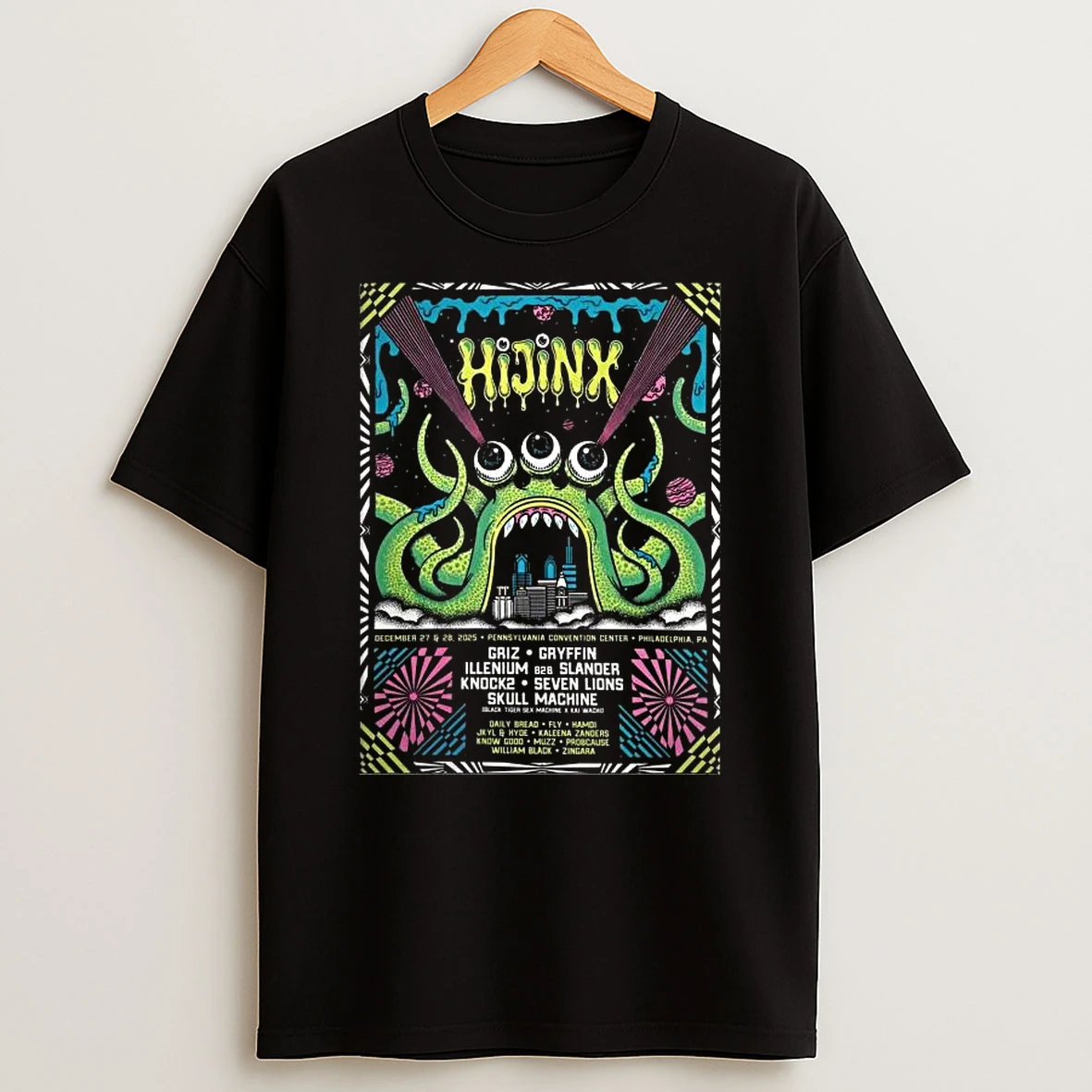 Hijinx Festival December 27 28 2025 Philadelphia Pa T Shirt