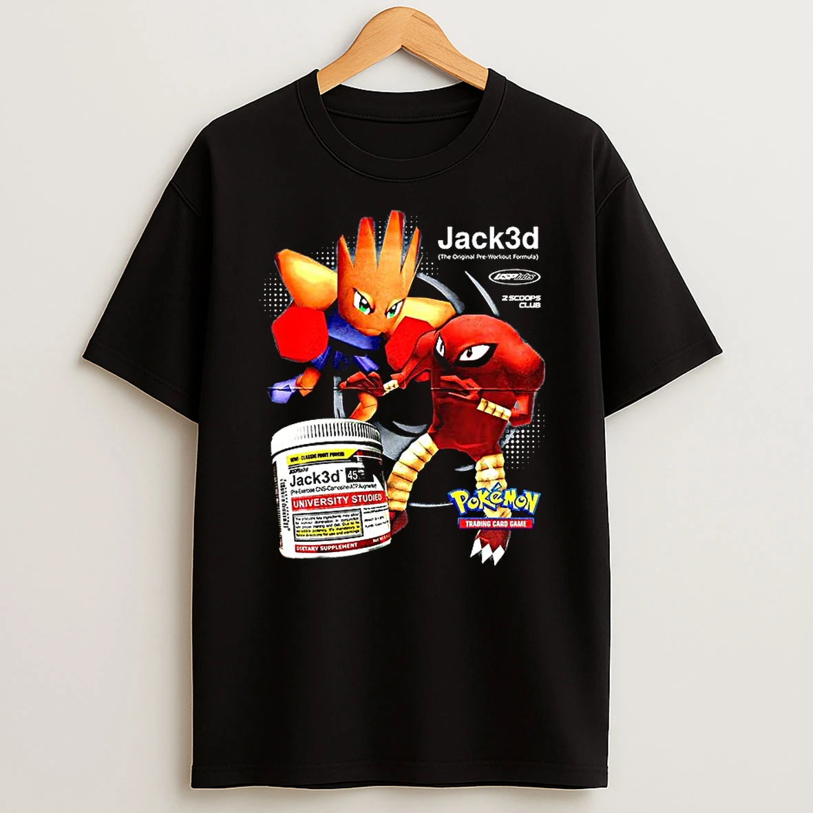 Hitmonlee And Hitmonchan Pokemon Video Game X Jack3d Classic Fruit Punch T Shirt