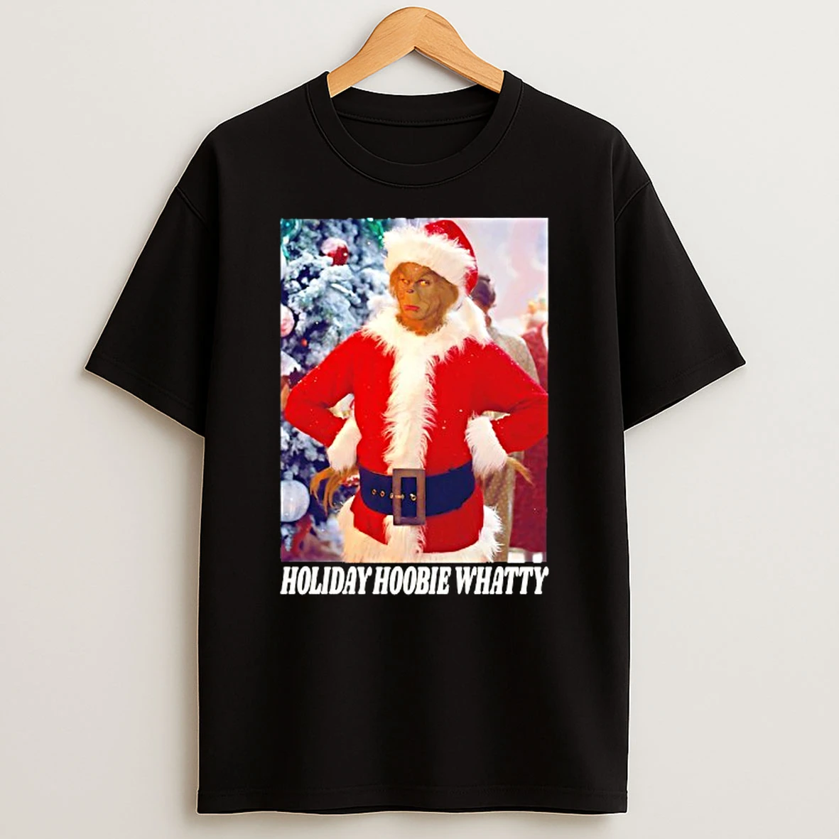 Holiday Hoobie Whatty Grinch T Shirt