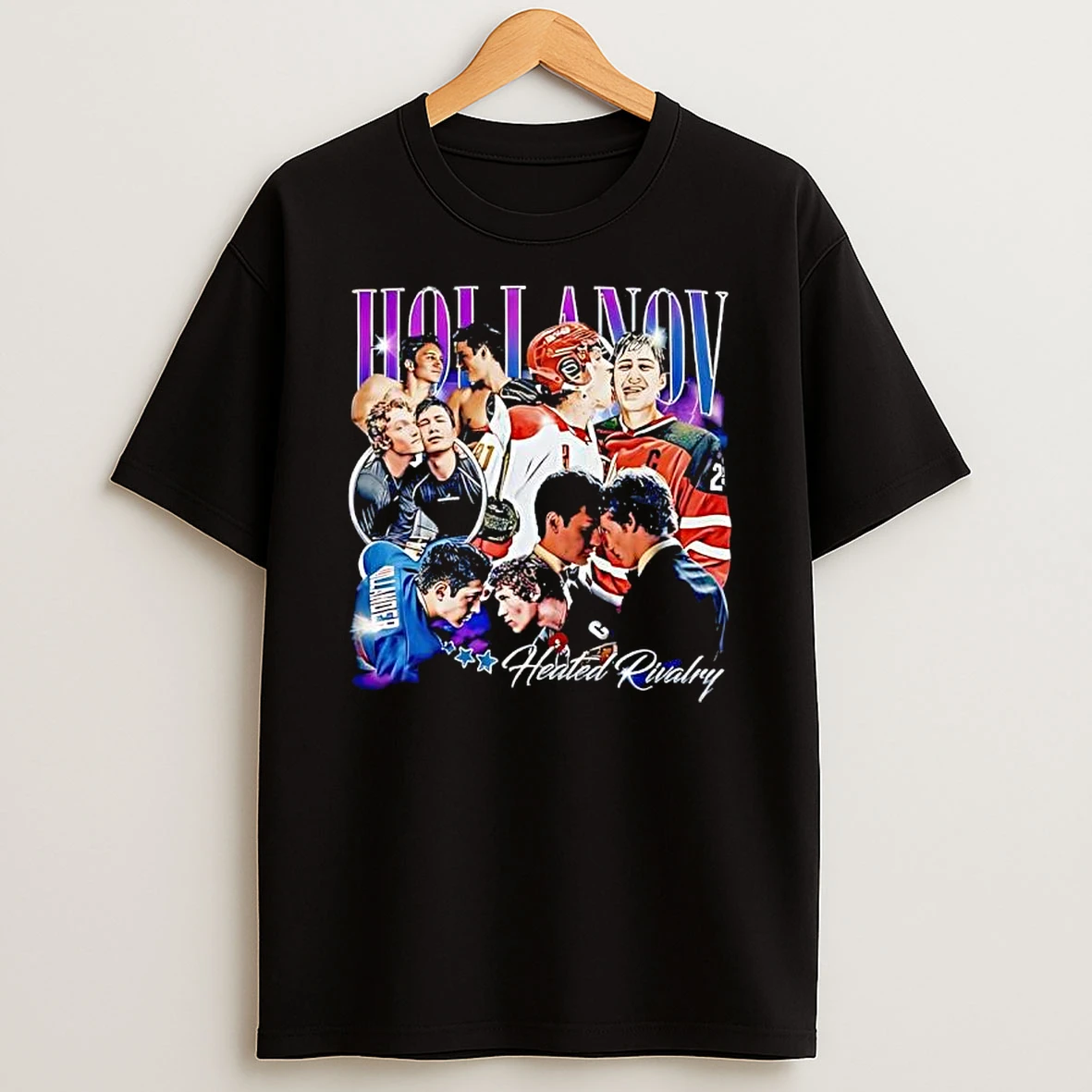 Hollanov Hudson Williams And Connor Storrie Heated Rivalry Graphic T Shirt