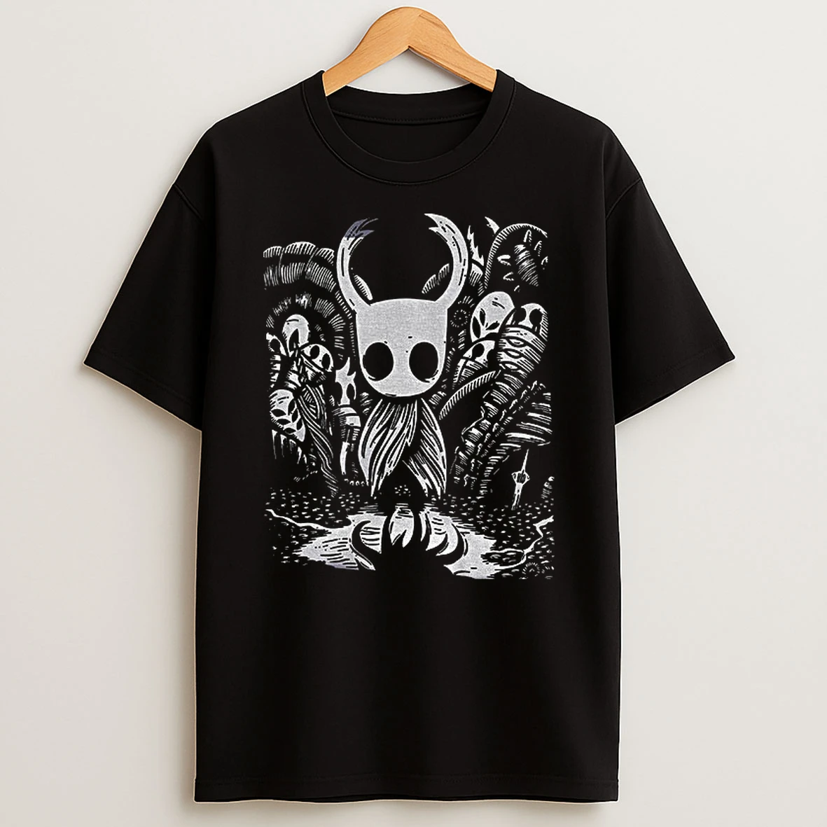 Hollow Knight Back Retro Gaming Hollow Knight T Shirt
