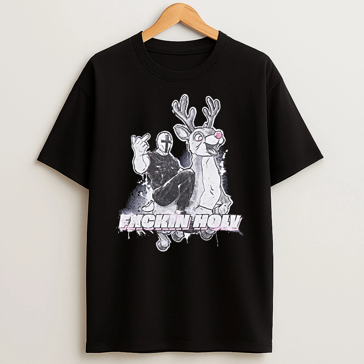 Holy Priest Reindeer Priest T Shirt
