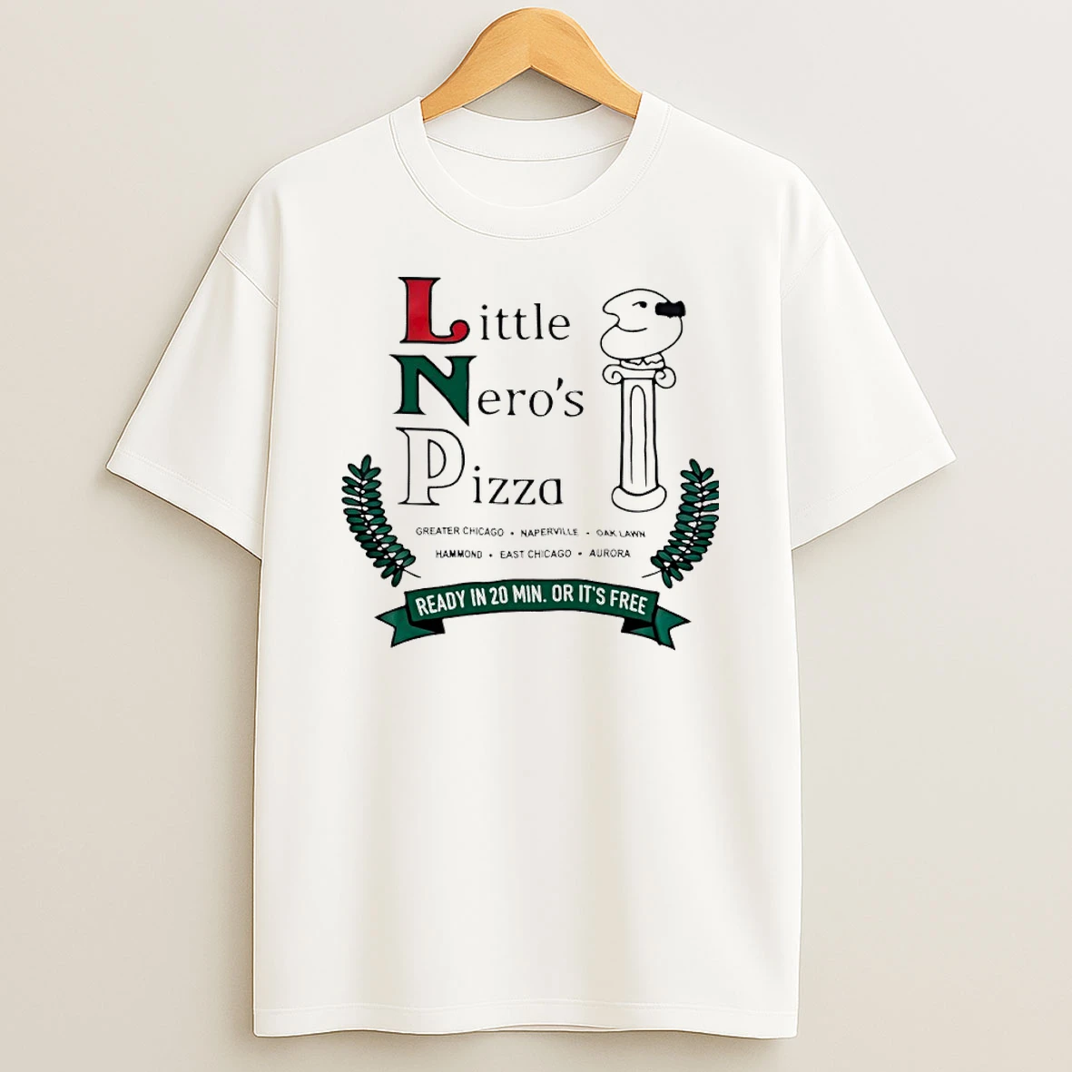 Home Alone Little Neros Pizza Ready In 20 Min Or Its Free T Shirt