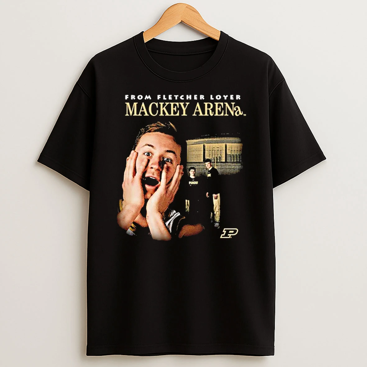 Home Alone Mackey Arena Purdue Boilermakers Fletcher Loyer T Shirt