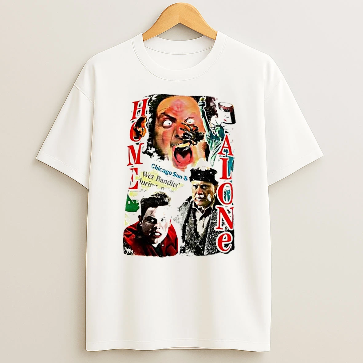 Home Alone Modern Boot Chicago Sun Graphic T Shirt