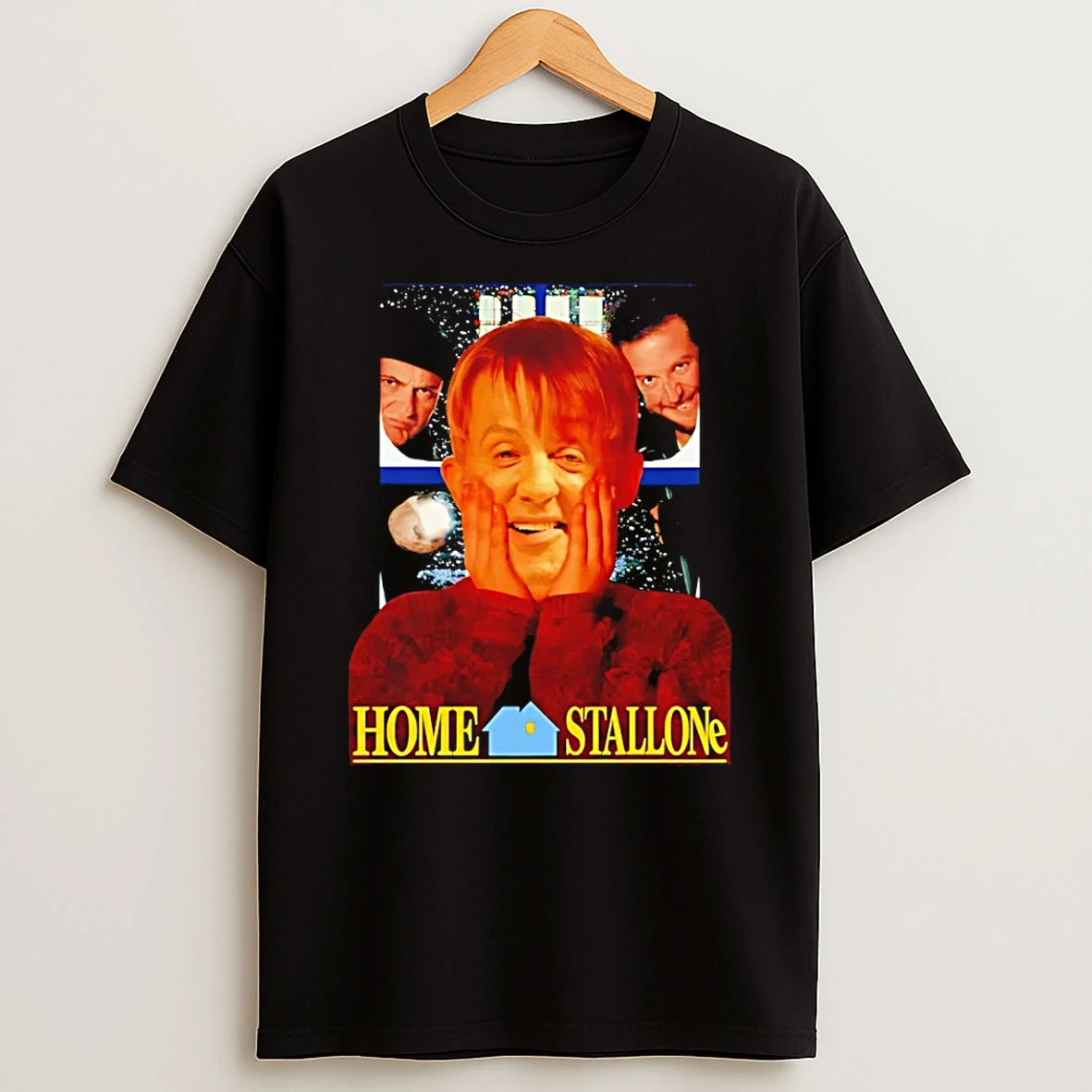 Home Stallone Sylvester Stallone Home Alone T Shirt