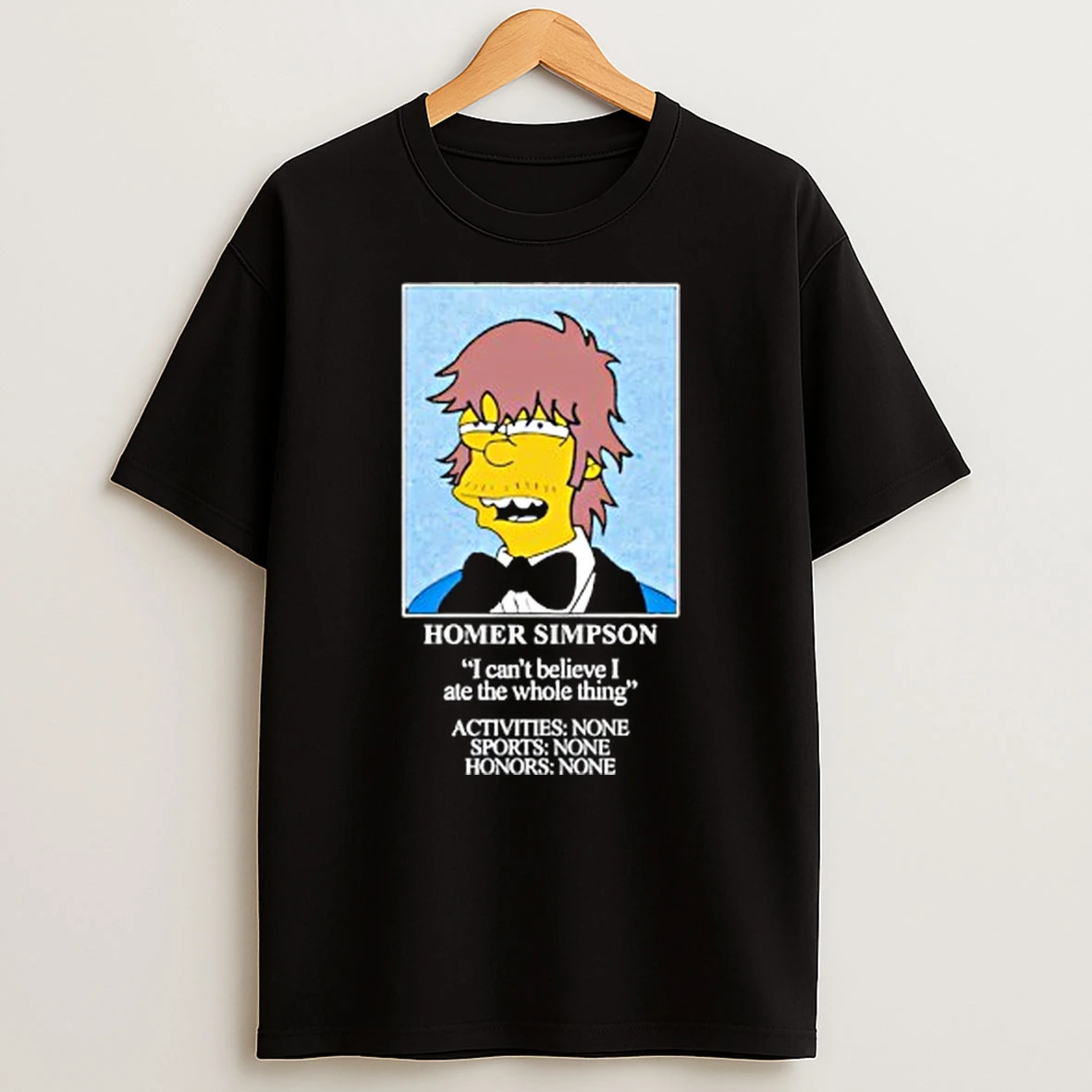 Homer Simpson I Cant Believe I Ate The Whole Thing T Shirt
