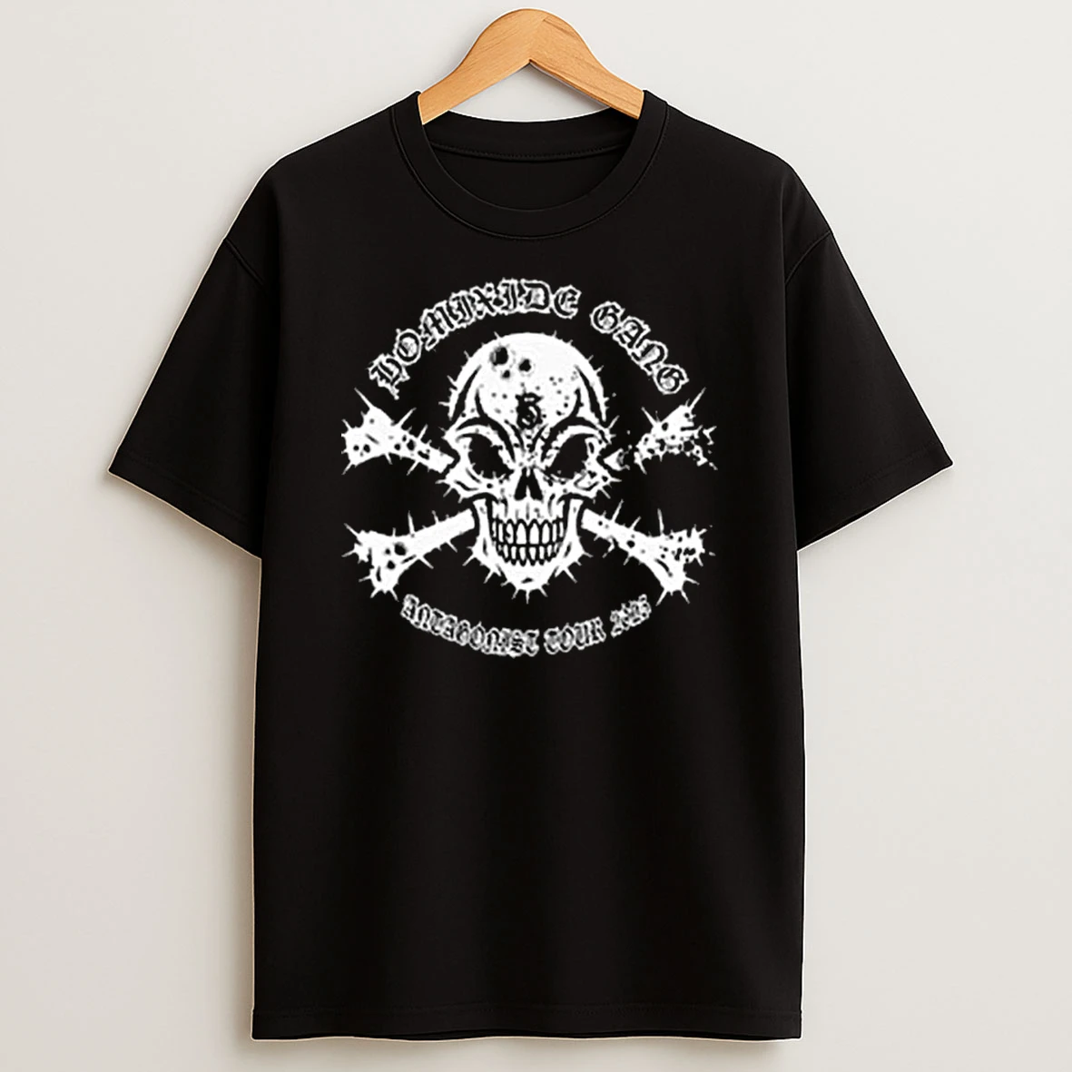 Homixide Gang Skull Bones T Shirt