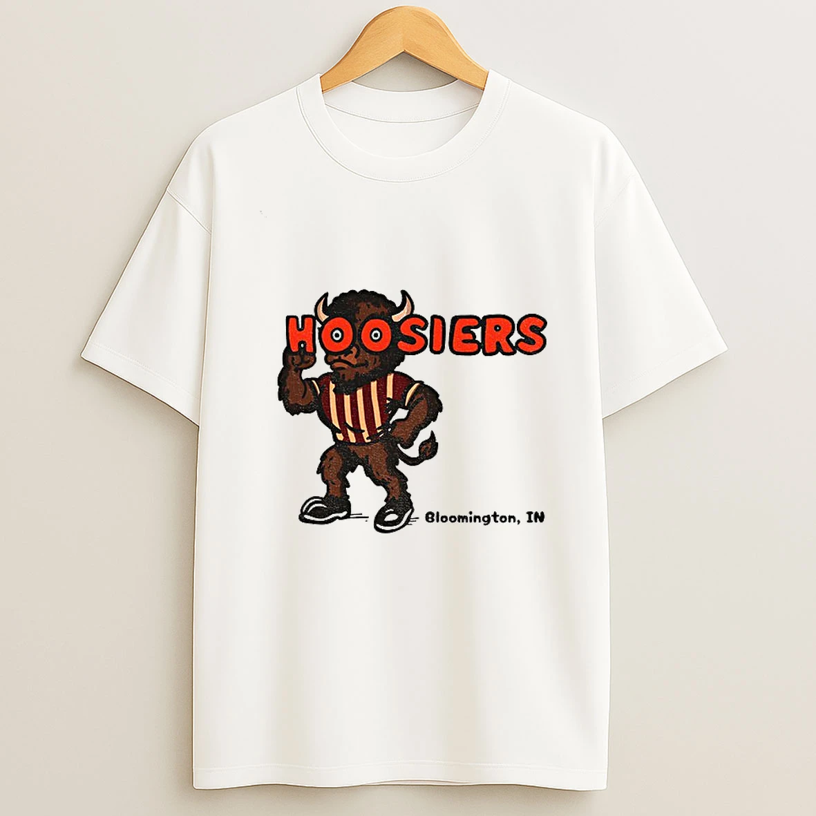 Hoosier The Bison Indiana Hoosiers Football Nfl 2025 T Shirt