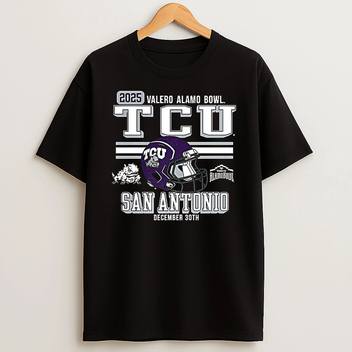Horned Frogs Football 2025 Alamo Bowl Bound T Shirt