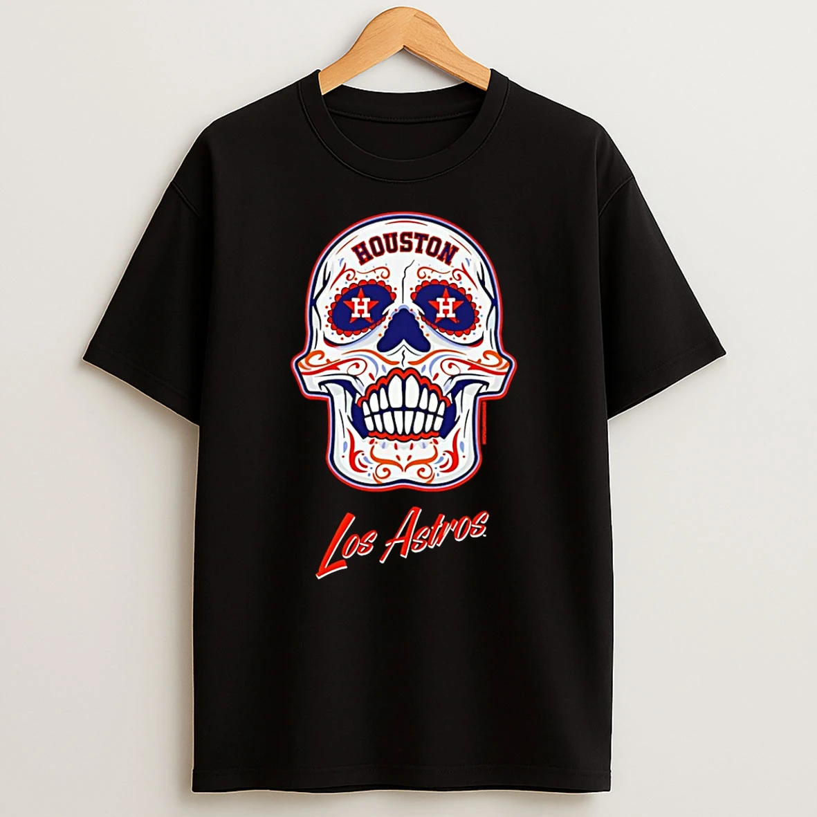 Houston Astros Sugar Skull Logo T Shirt