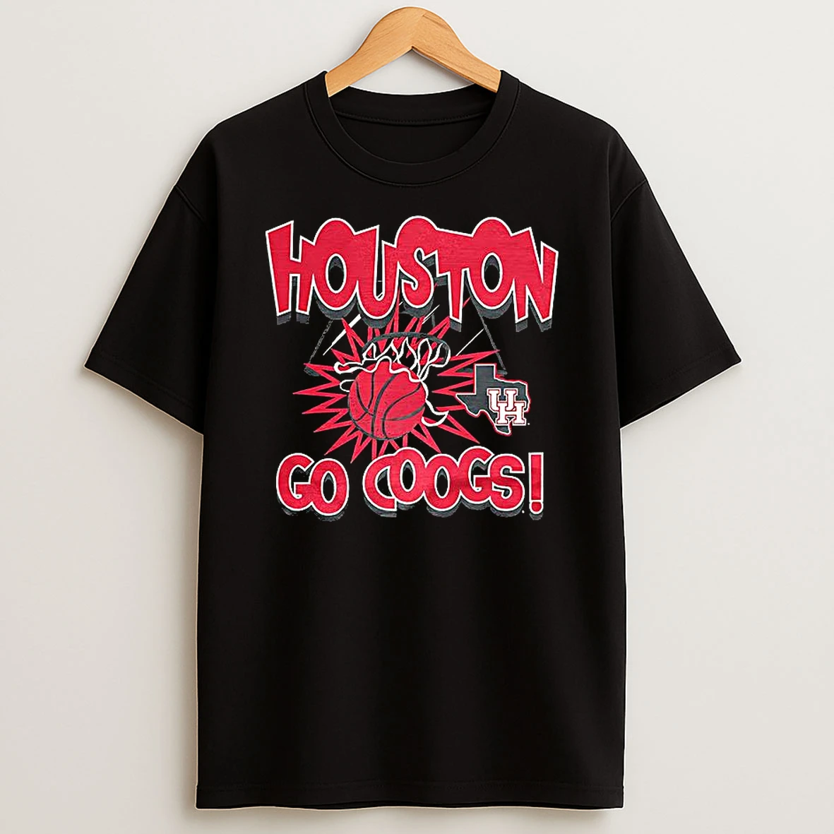 Houston Cougars Basketball Go Coogs T Shirt