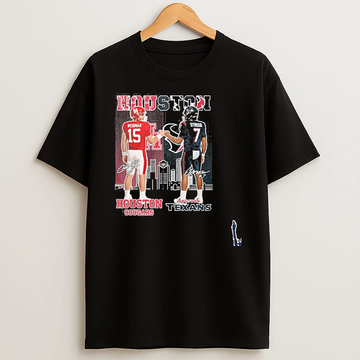Houston Cougars Conner Weigman And Houston Texans Cj Stroud T Shirt