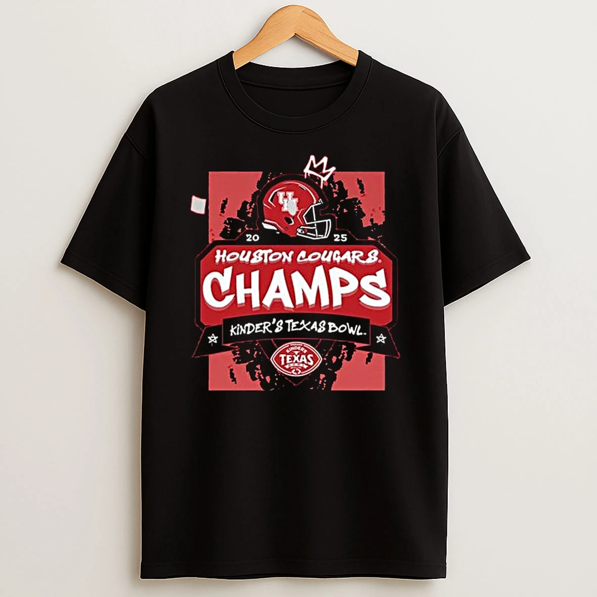 Houston Cougars Football 2025 Kinders Texas Bowl Champions T Shirt