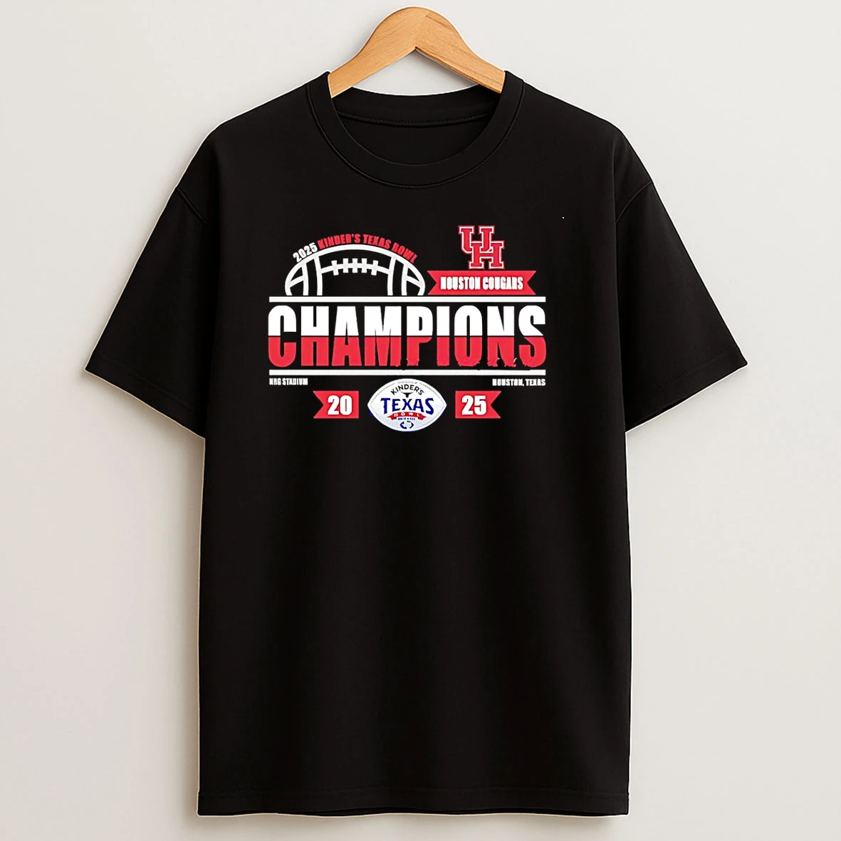Houston Cougars Football Kinders Texas Bowl Champions 2025 Classic T Shirt