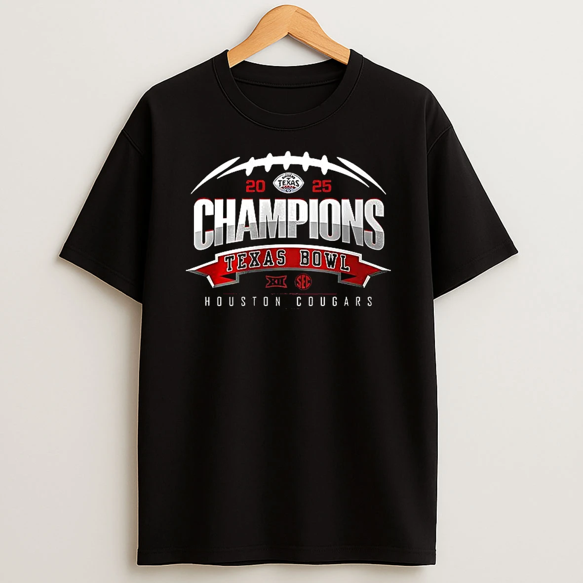 Houston Cougars Texas Bowl Champions 2025 T Shirt