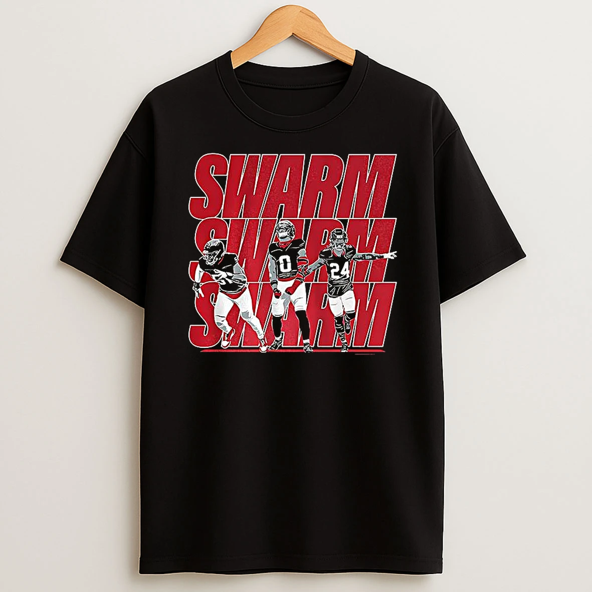 Houston Texans Nfl Will Anderson Jr Azeez Al Shaair Derek Stingley Jr Swarm T Shirt
