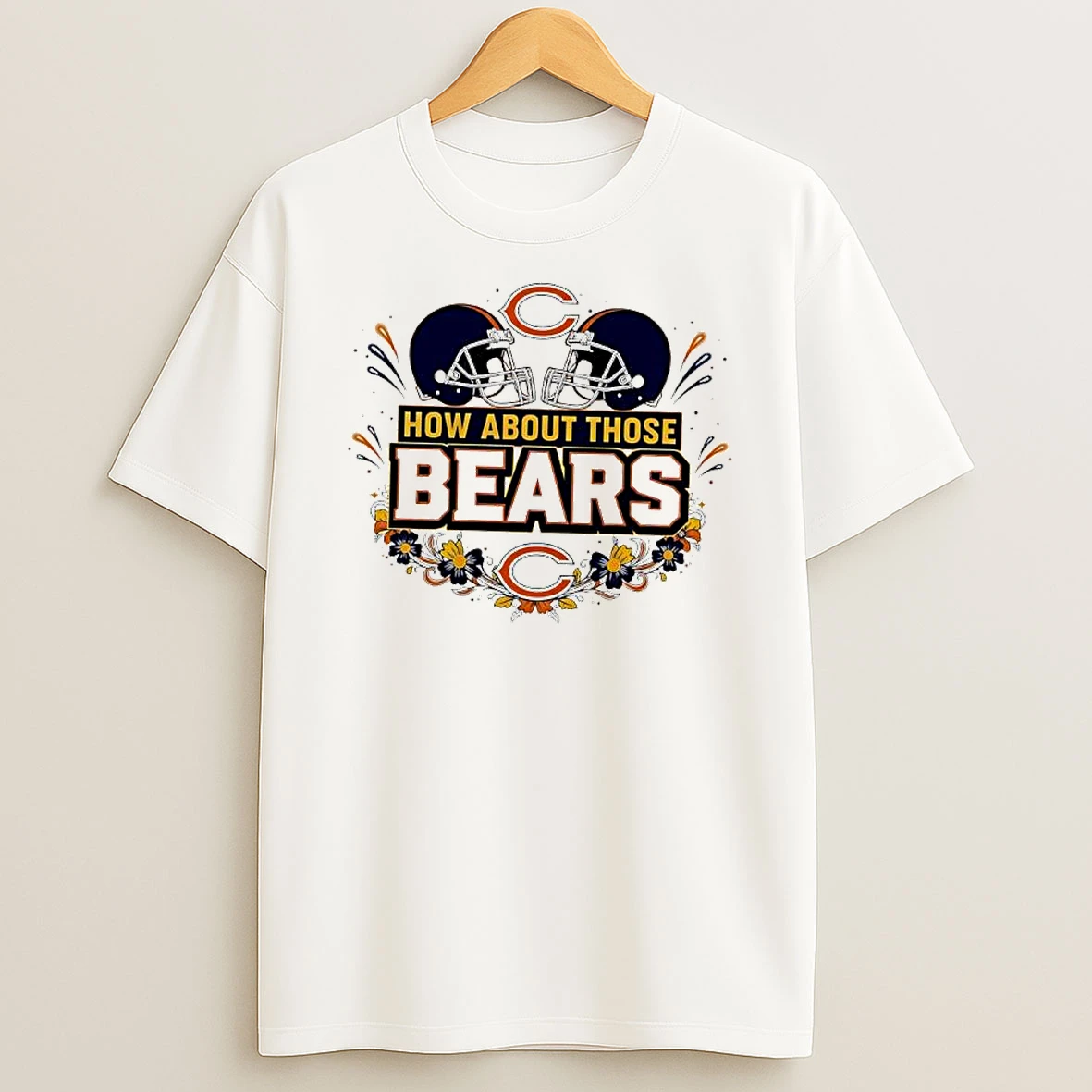 How About Those Chicago Bears Helmet Graphic T Shirt