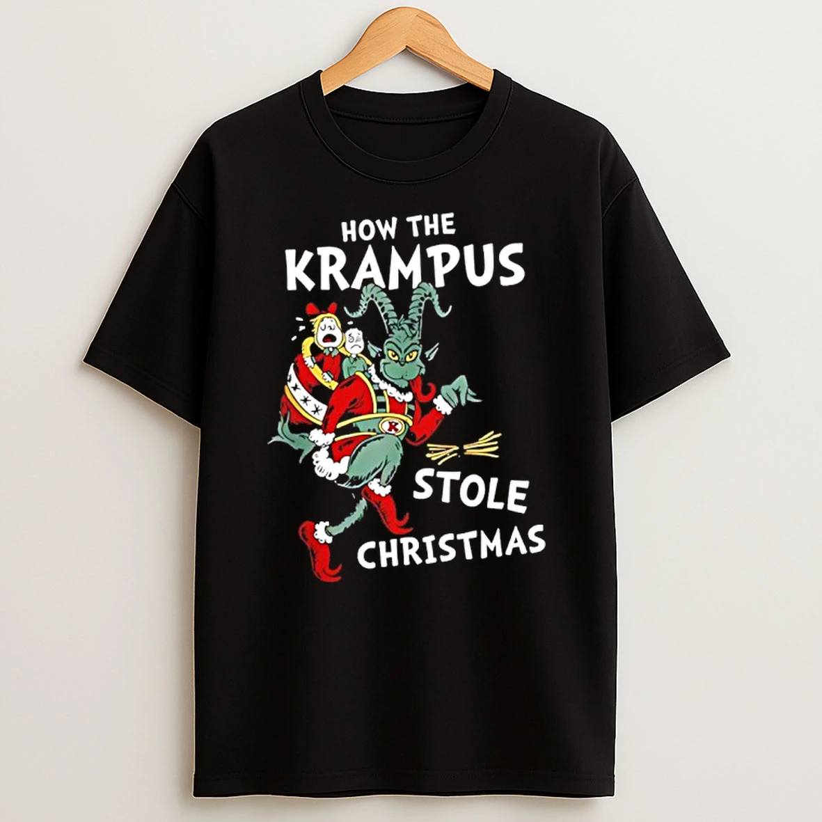 How The Krampus Stole Christmas T Shirt