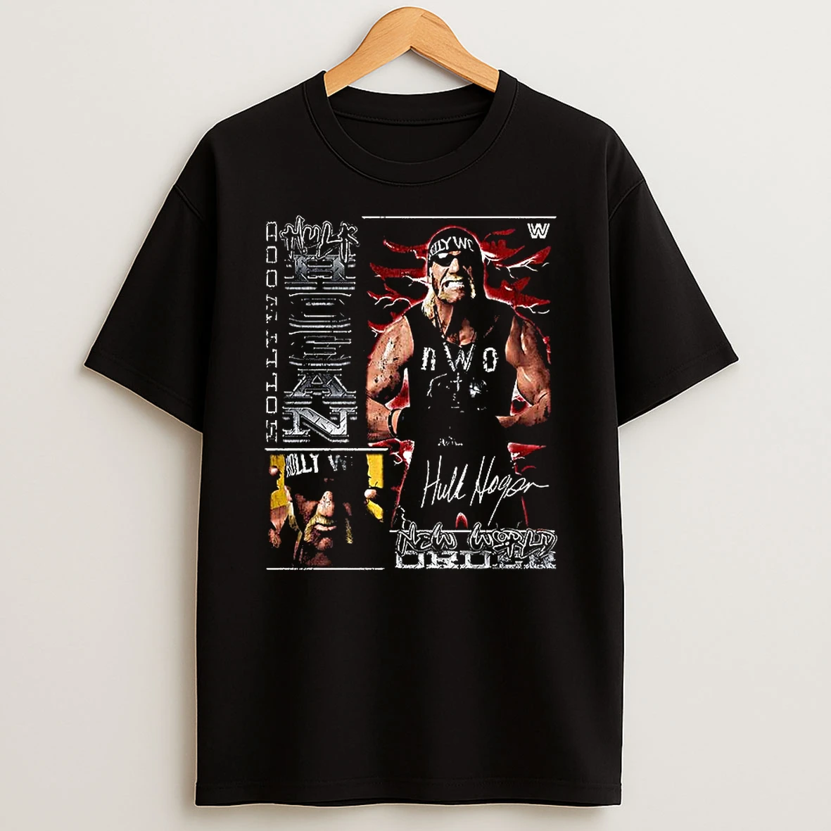 Hulk Hogan Nwo Signature Vintage Card Tribute T Shirt