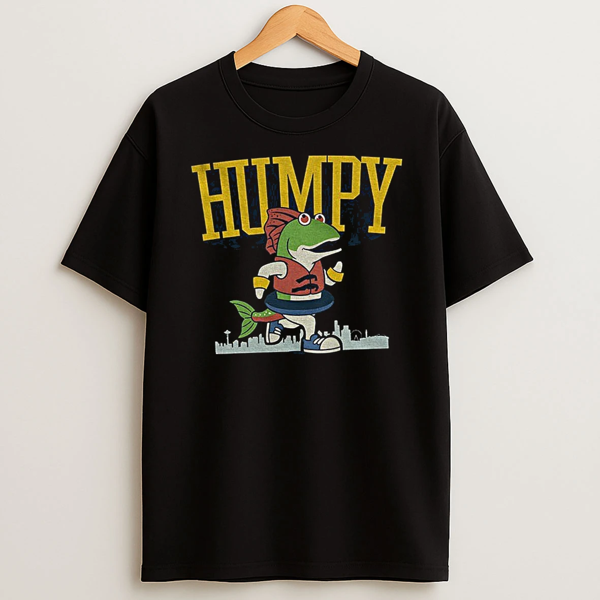 Humpy The Salmon Graphic T Shirt