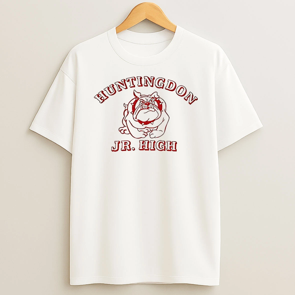 Huntingdon Junior High Bullgod Mascot T Shirt
