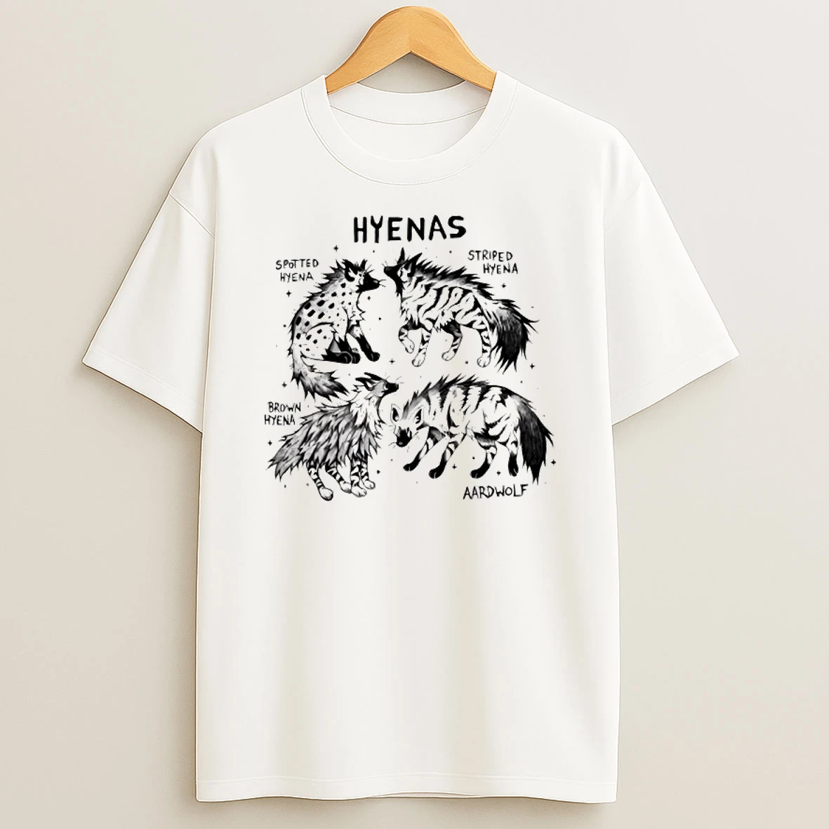 Hyenas Spotted Hyena Striped Hyena T Shirt