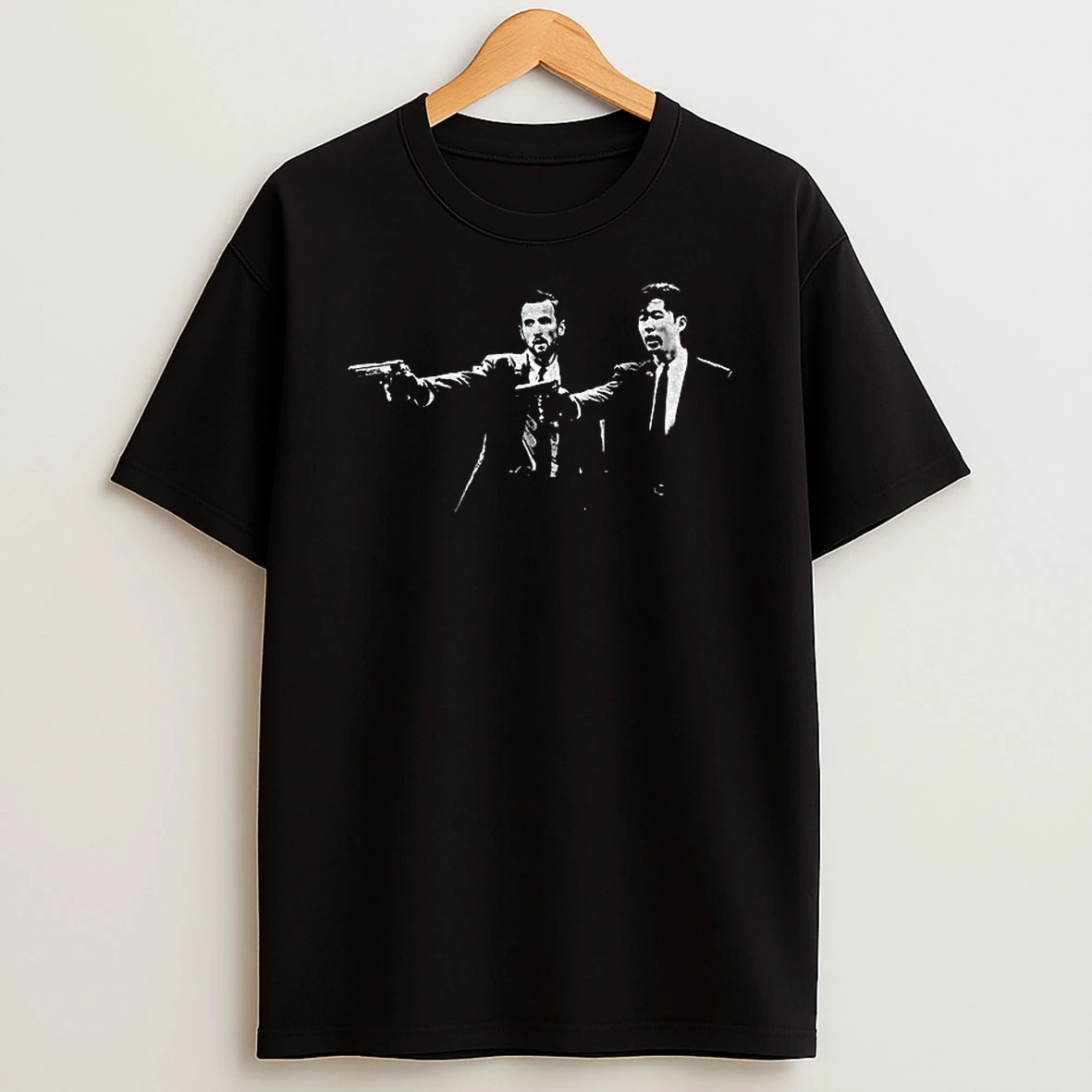Hyun Min Son And Harry Kane Pulp Fiction Style Tottenham Hotspur Fc Vintage T Shirt