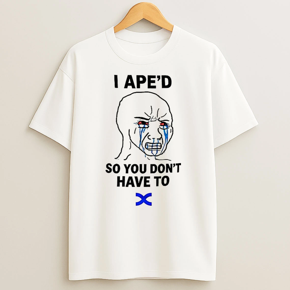 I Aped So You Dont Have To T Shirt