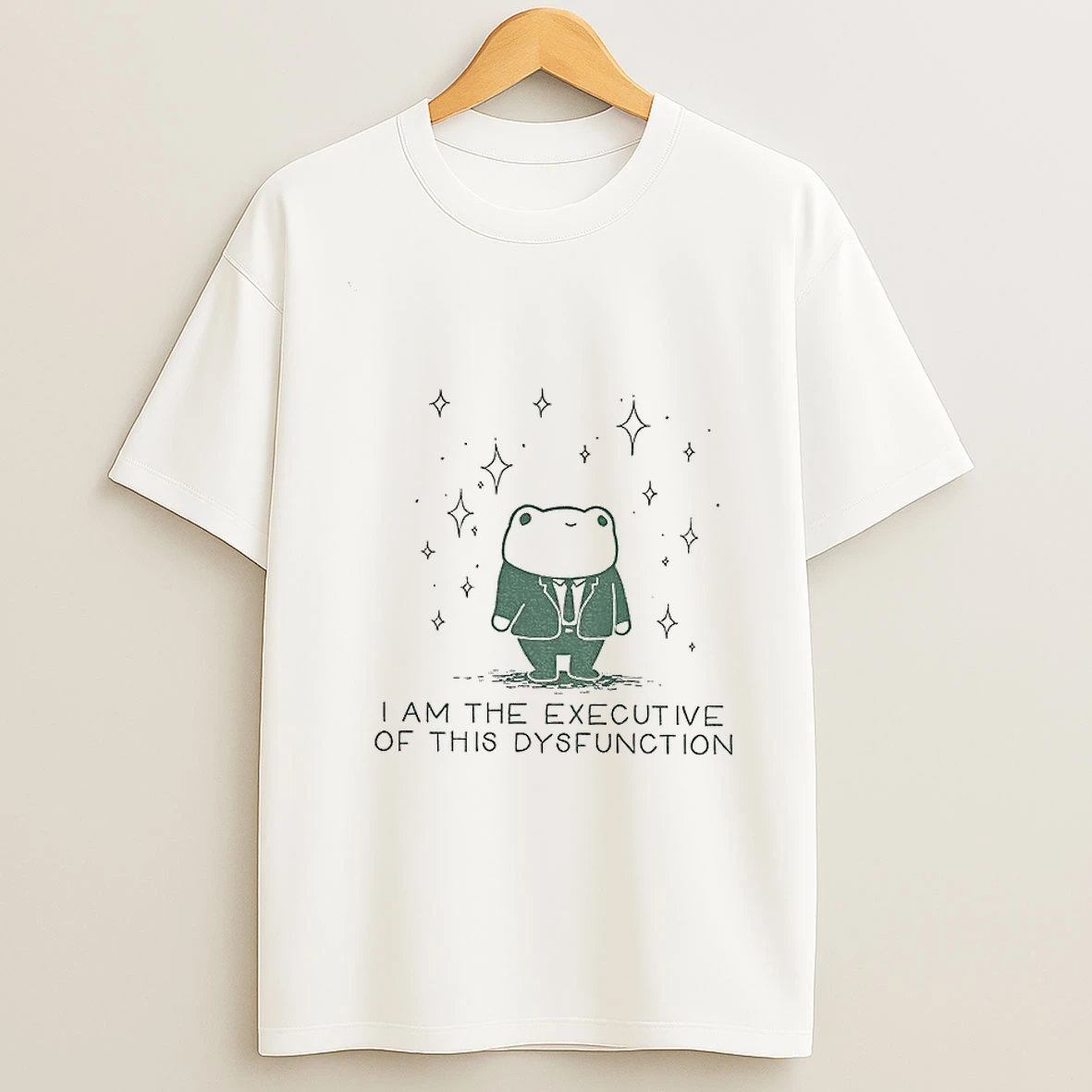 I Am The Executive Of This Dysfunction Funny Frog T Shirt