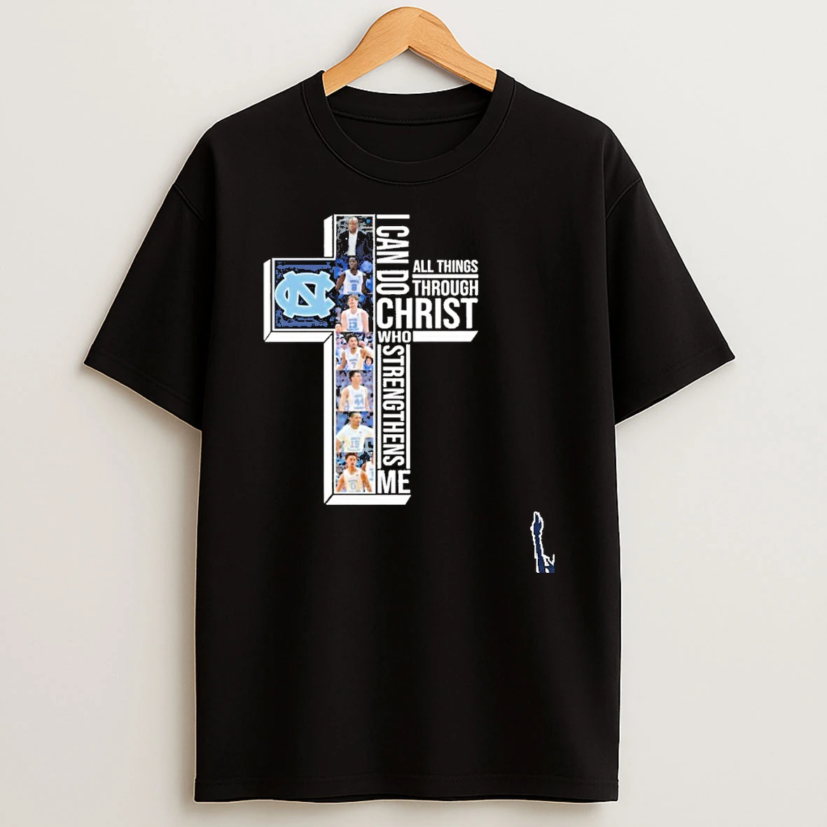 I Can Do All Through Christ Who Strengthens Me North Carolina Player T Shirt