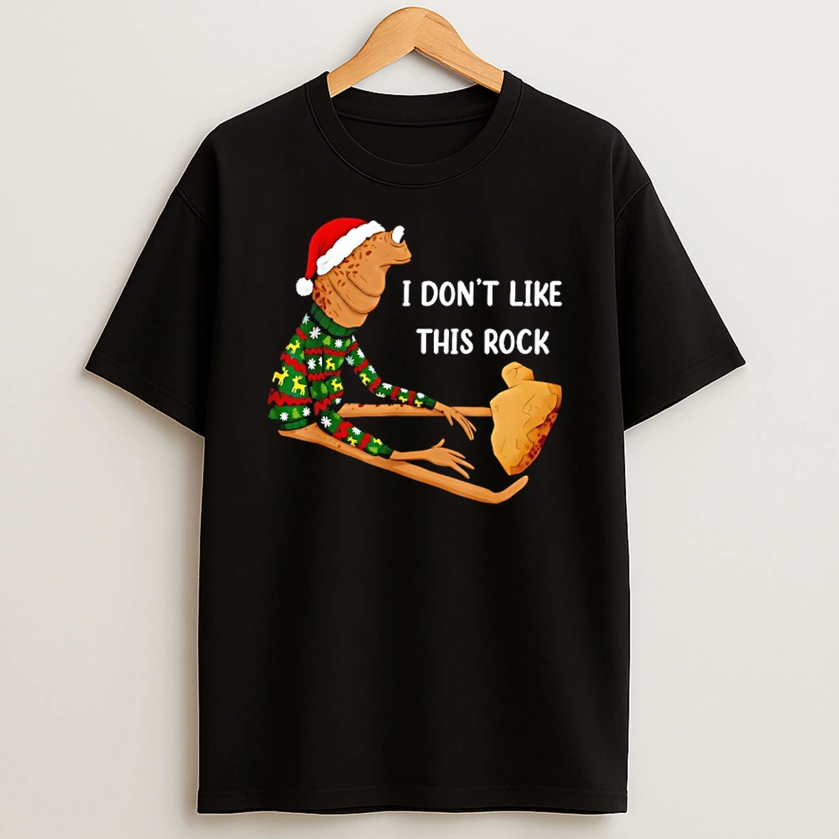 I Dont Like This Rock Marcus The Worm Meme Christmas Ugly T Shirt