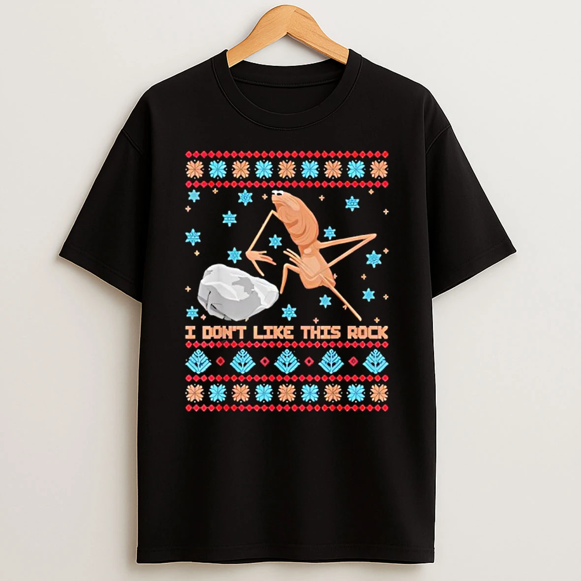 I Dont Like This Rock Marcus The Worm Ugly Christmas T Shirt