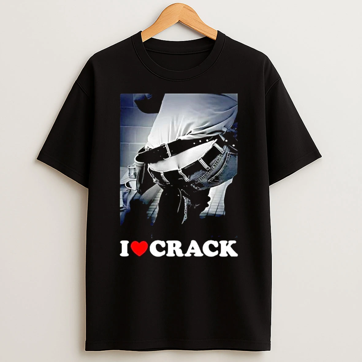 I Love Crack Graphic T Shirt