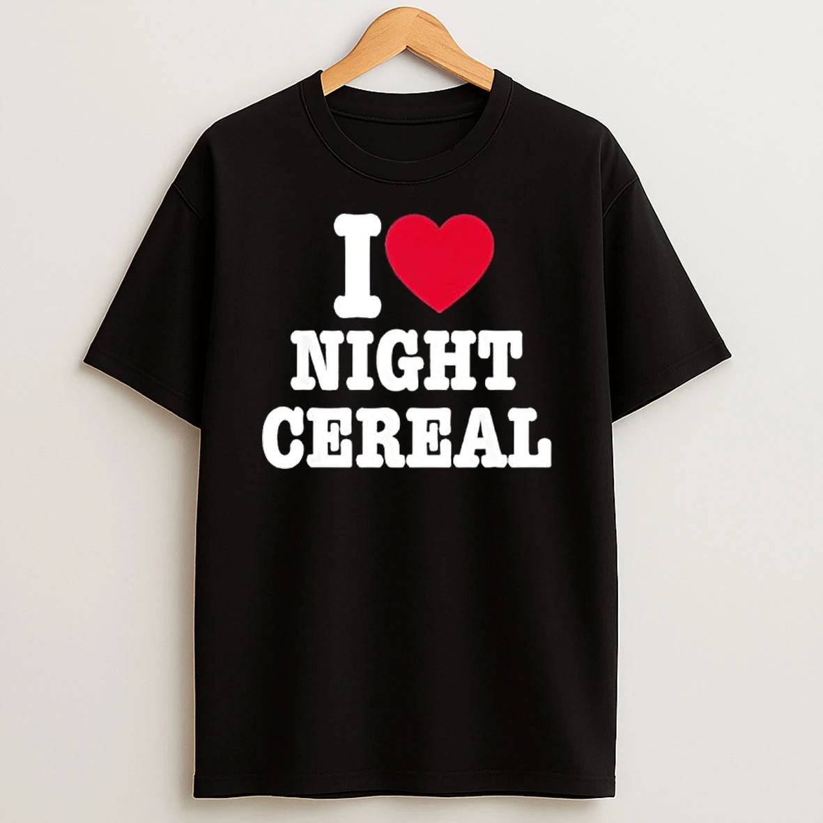I Love Night Cereal Funny T Shirt