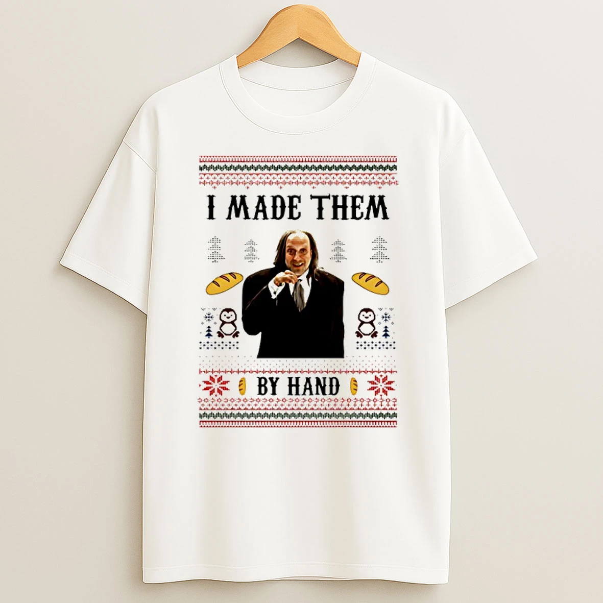 I Made Them By Hand Ugly Christmas T Shirt