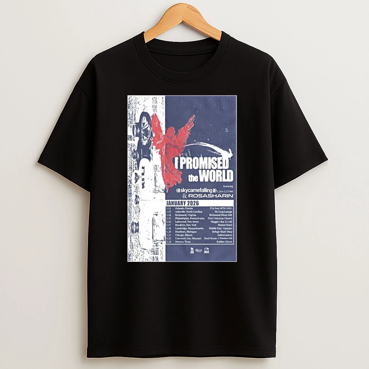 I Promised The World January Tour 2026 T Shirt