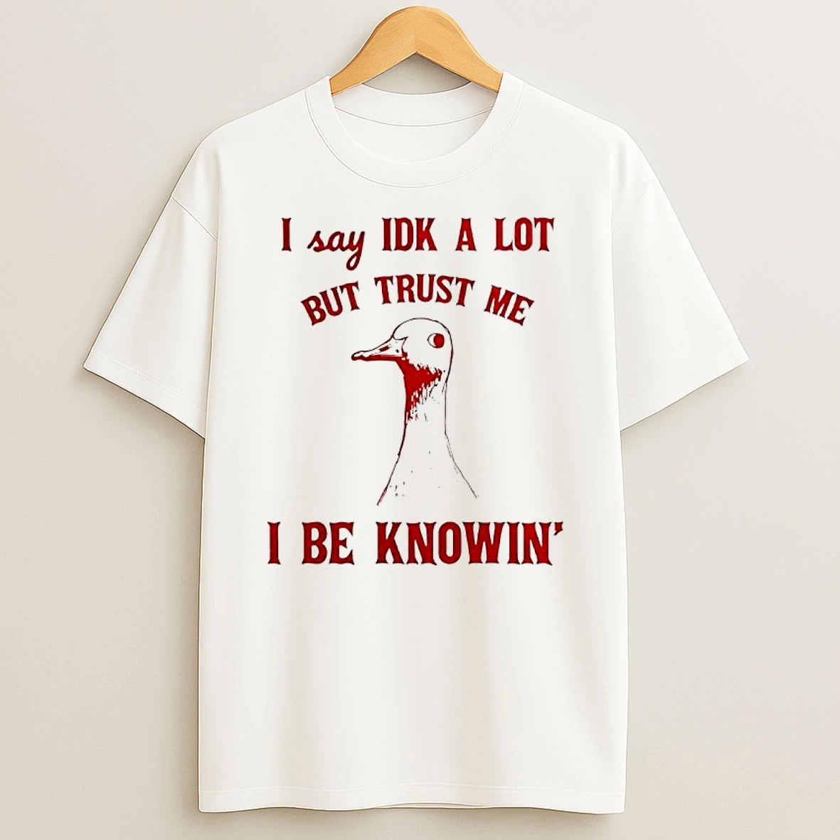I Say Idk A Lot But Trust Me I Be Knowing T Shirt