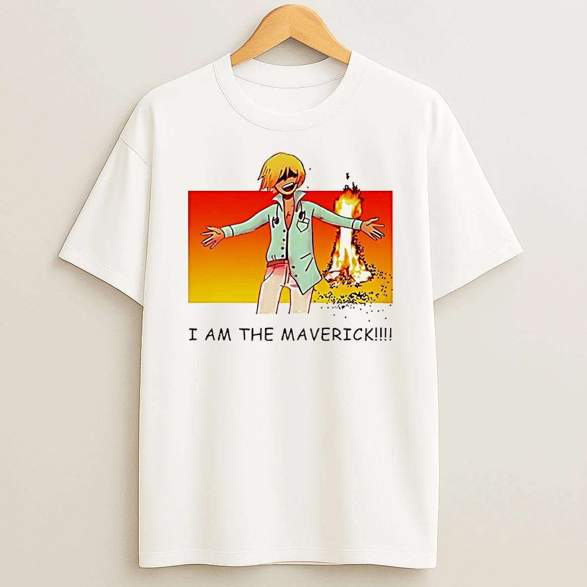 I Am The Maverick Omori Circle T Shirt
