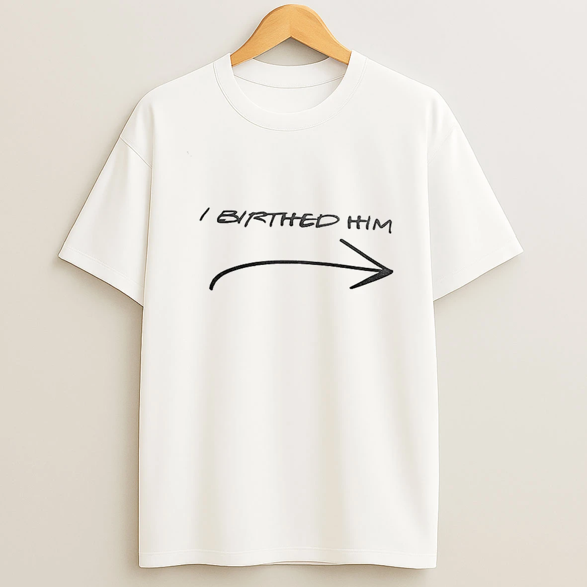 I Birthed Him Nfl Buffalo Bills Fan T Shirt