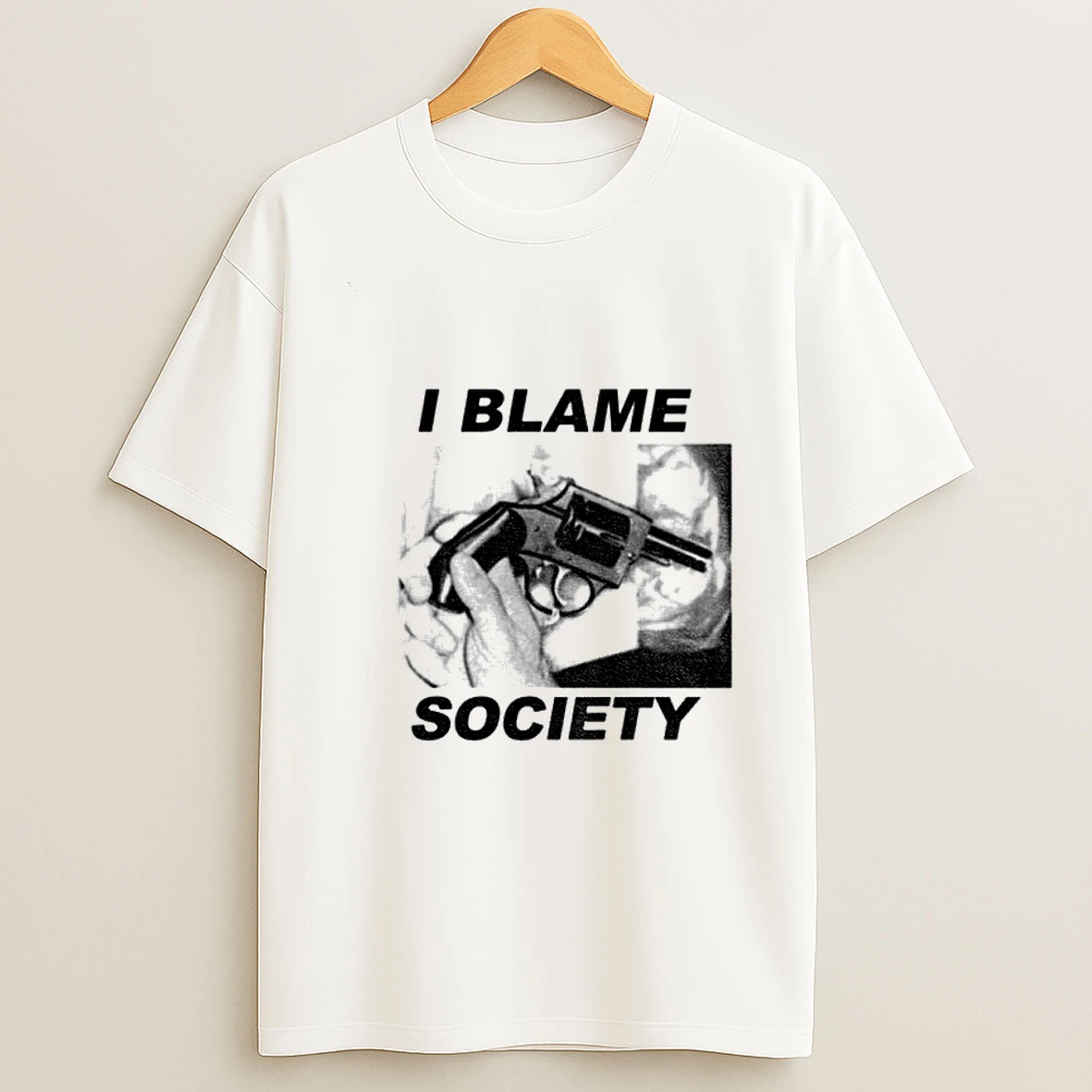I Blame Society Vintage T Shirt