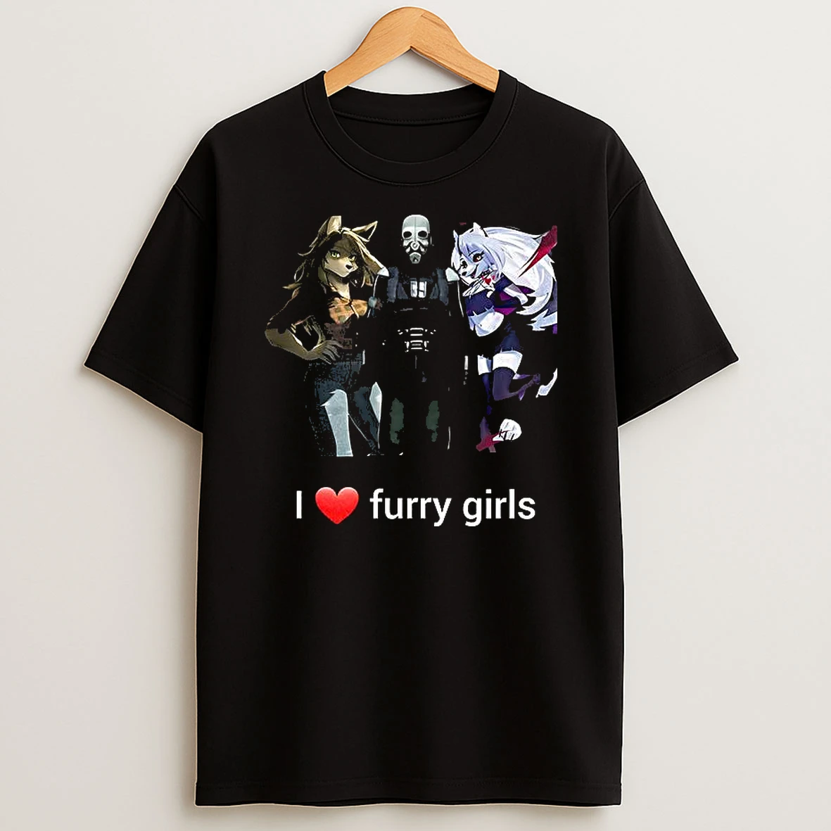 I Love Furry Girls T Shirt