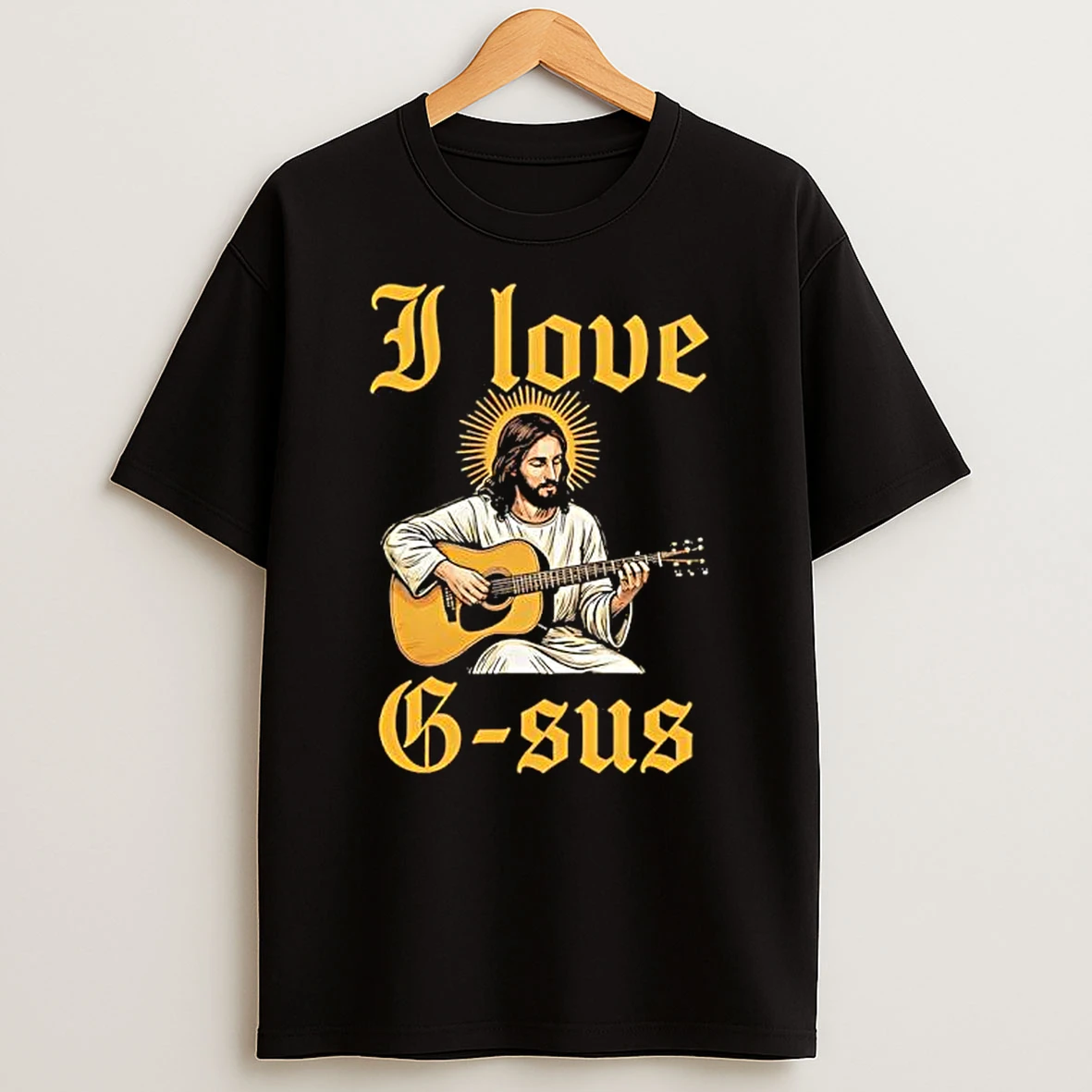 I Love G Sus Jesus Graphic T Shirt